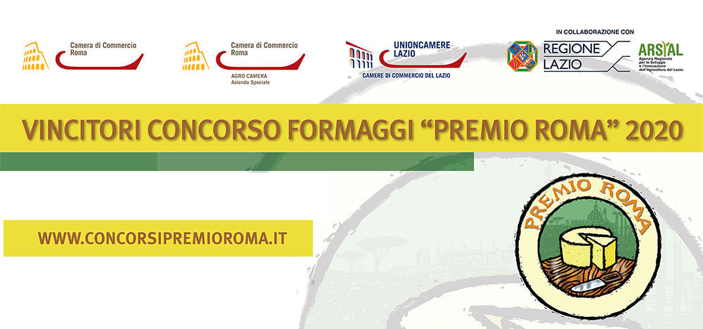Concorso formaggio Premio Roma 2020