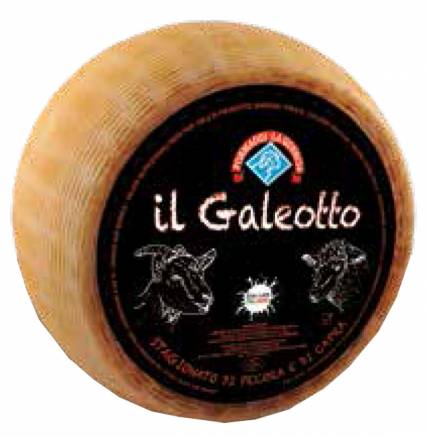 Il Galeotto formaggio stagionato di latte ovino e caprino del Lazio